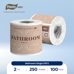 [PLBT-004NN] PLENTY PRO BATHROOM SINGLE 250`S WH FSC MIX 70%