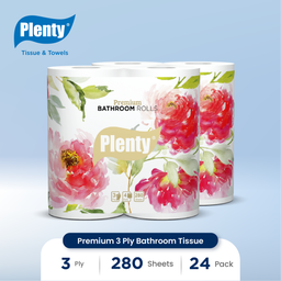 [PLBT-528NN] PLENTY PREMIUM 3PLY BATHROOM TISSUE 4IN1 FSC MIX 70% (TW1)