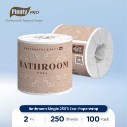 [PLBT-011NN] PLENTY PRO BATHROOM SINGLE 250`S ECO-PAPERWRAP WH FSC MIX 70%