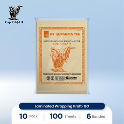 [2B-00008] Laminated Wrapping Kraft-GO3 @ 60 pack @ 100 sh
