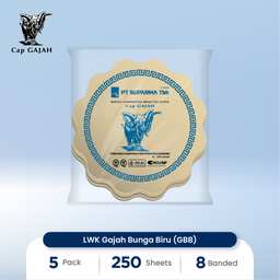 [2B-00044] LWK GAJAH BUNGA BIRU HS Code LWK (in sheet) : 4810.99.90