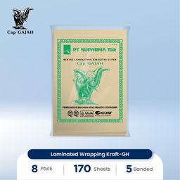 [2B-00024] Laminated Wrapping Kraft-GH @ 40 pack @ 170 sh