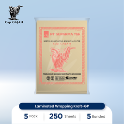 [2B-00029] Laminated Wrapping Kraft-GP - @ 25 pack @ 250 sh